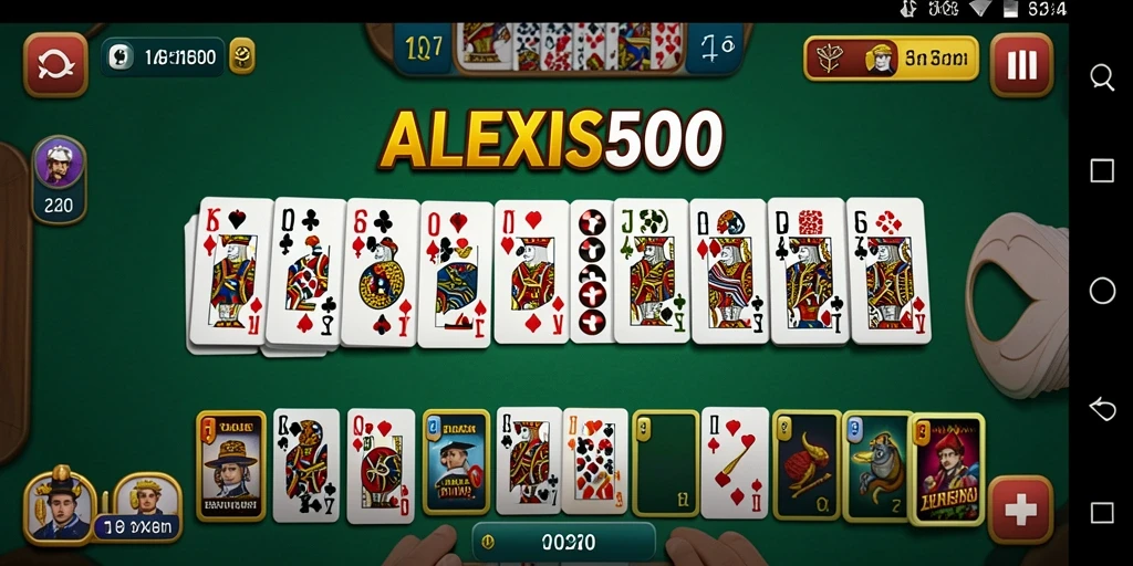 Gameplay ALEXIS500 yang seru dan menarik dengan desain yang modern.