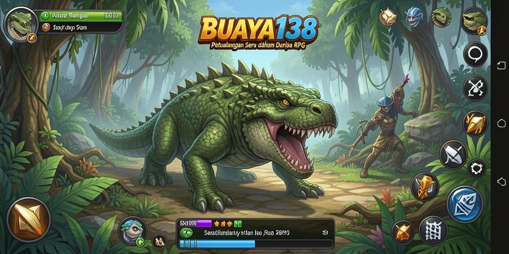 Tampilan gameplay BUAYA138 yang memukau dalam genre RPG.