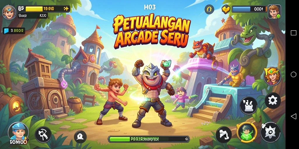 Menampilkan gameplay seru dari H03 yang penuh aksi.