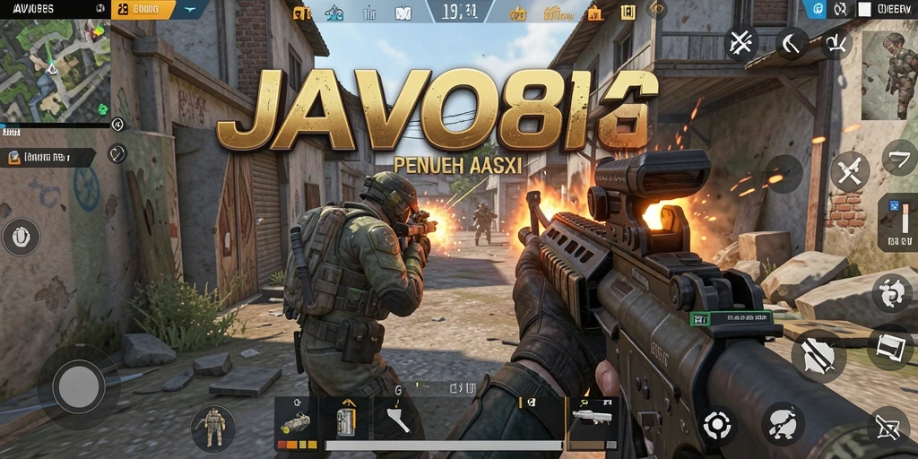 Screenshot dari gameplay JAVO88 menampilkan aksi pertempuran yang mendebarkan.