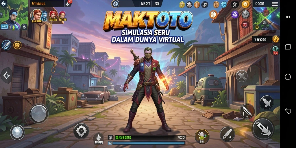 Gameplay MAKTOTO yang menampilkan aksi seru dan grafis yang menakjubkan.