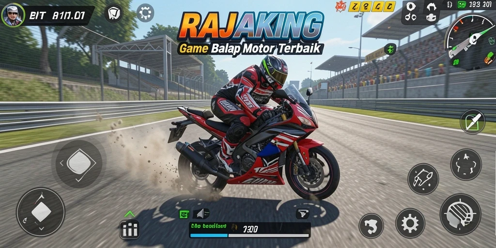 Tampilan gameplay seru dari RAJAKING yang memukau.