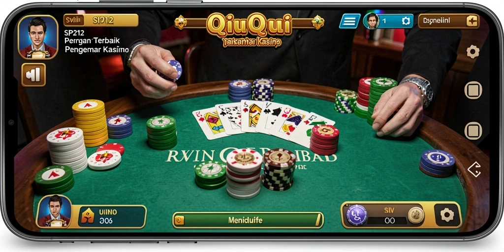 Gameplay SP212 menampilkan aksi seru dari permainan QiuQiu.